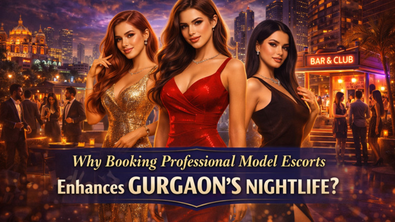 Why Booking Professional Model Escorts Enhances Gurgaon’s Nightlife?